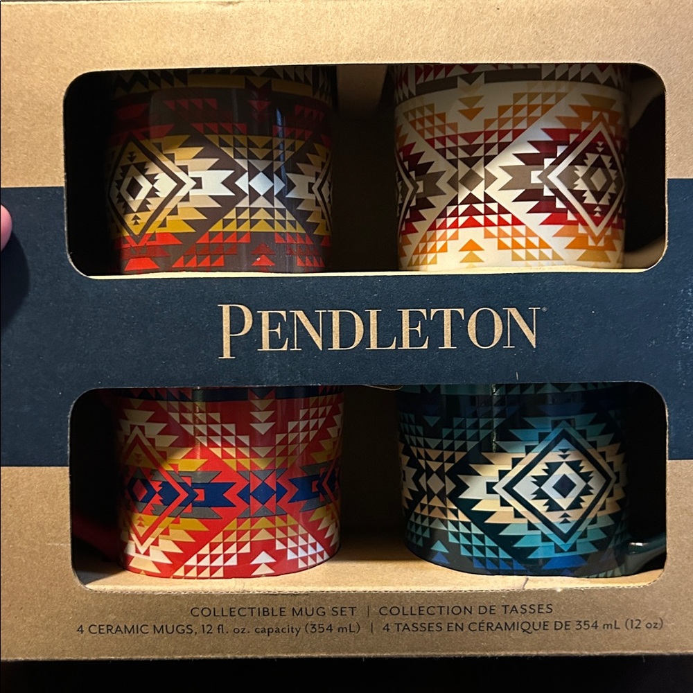 Pendleton 12oz Ceramic Mug Set Of 4 Smith Rock Collection - Picture 6 of 6